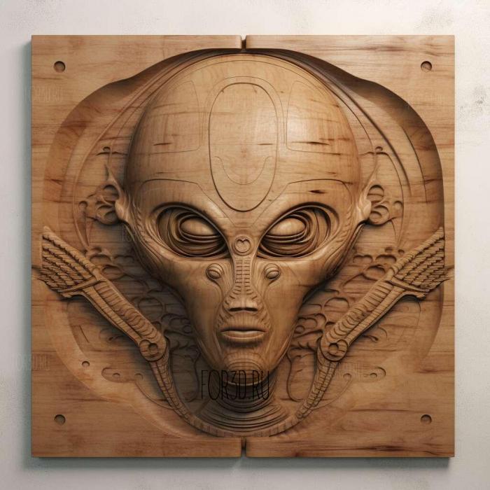 Roswell series 4 3d stl модель для ЧПУ